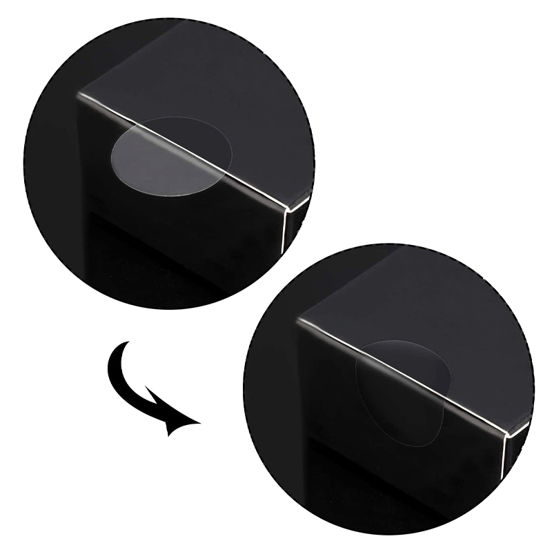 [F] 500pcs/roll Round Transpar - Sticker Label Roll recension och pris